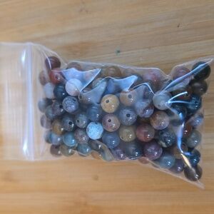 200 pcs. 6mm Ocean Jasper beads